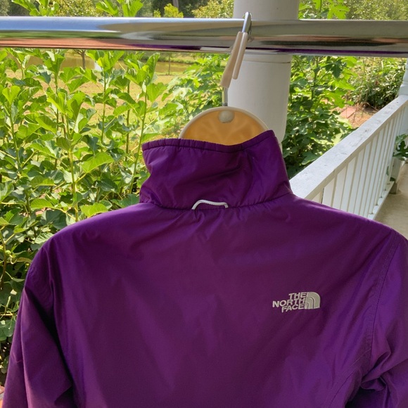 The North Face 3 in 1 Hyvent Hooded Womens Jacket POP OF PURPLE COLOR Size S - Picture 6 of 13